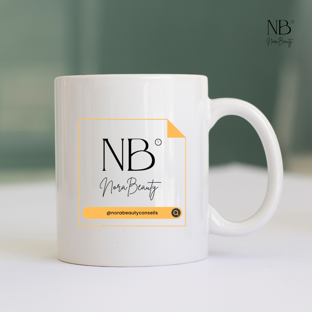 Mug Collector Nora Beauty - Phrases Motivantes (Rouge, Jaune, Taupe)